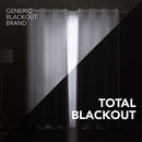 Total Blackout Energy Saving Curtains for Summer, 84 Inches Long, Set of 2