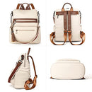 Womens Backpack Purse Vegan Leather Large Travel Backpack