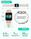 Smart Watch for iOS and Android Phones, Watches for Women IP68 Waterproof
