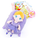 Toddler Backpack Kids Backpack with Soft Ballerina Baby Doll Purple Age 2+