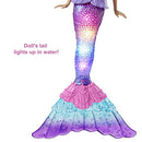 Mermaid Barbie Doll with Water-Activated Twinkle Light-Up Tail, Barbie Dreamtopia
