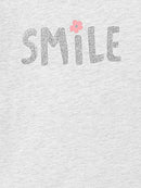 Girls' Toddler 4-Piece Top and Vest Set, Olive, Floral, 4T