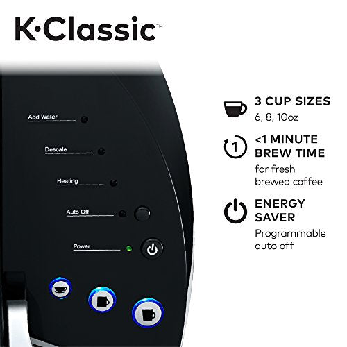 K-Classic Coffee Maker K-Cup Pod, Single Serve, Programmable, 6 to 10 oz. Brew Sizes