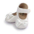 Infant Baby Girls Soft Sole Bowknot Princess Wedding Dress Mary Jane Flats