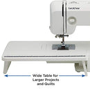 Brother Sewing and Quilting Machine, XR3774, 37 Built-in Stitches, Wide Table