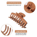 Large Claw Clips For Thick Hair, Big Hair Clip For Thin Hair, Girls' Hair Clips Claw, Neutral