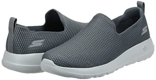 Men's Go Walk Max-Athletic Air Mesh Slip on Walkking Shoe Sneaker,Charcoal,7.5 X-Wide