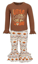 Unique Baby Girls 2 Piece Little Miss Gobble Turkey Thanksgiving Outfit (5)