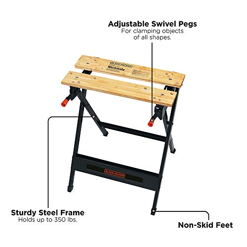 Workmate Portable Workbench, 350-Pound Capacity (WM125)