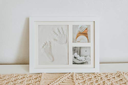 Baby Handprint & Footprint Keepsake Photo Frame Kit -Personzalize it