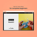 Crochet Kit for Complete Beginners with Step-by-Step Video Tutorials