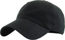 Classic Cotton Dad Hat Adjustable Plain Cap. Polo Style Low Profile Adjustable
