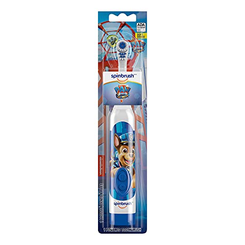 Paw Patrol Arm & Hammer Kids Spinbrush, Soft, Electric Battery Toothbrush