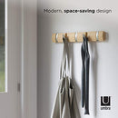Flip 5-Hook Wall Mounted Floating Coat Rack-Saving Coat Hanger