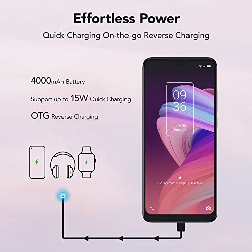 TCL 10 SE Unlocked Android Smartphone, 6.52" V-Notch Display, US Version