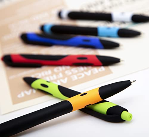 Ballpoint Pens Black Ink 1mm Medium Point Work Pen, 6-pack (Black ink)