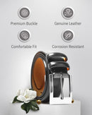 Genuine Leather Dress Belts For Men