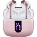 LED Power Display Earphones with Wireless Charging Case IPX5 Waterproof in-Ear Earbuds