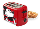 Disney DCM-21 Mickey Mouse 2 Slice Toaster, Red/Black, 1