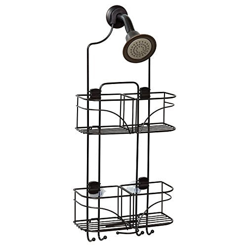 Expandable Over-The-Shower Caddy, Bronze