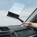 Window Squeegee Cleaning Tool Window Cleaner Car Squeegee Windshield Cleaning Sponge and Rubber Squeegee,BlackM