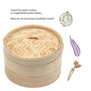 Bamboo Rice Steamer, Standard, Tan
