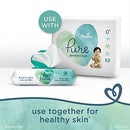Pampers Aqua Pure Sensitive Water Baby Diaper Wipes, Hypoallergenic and Unscented