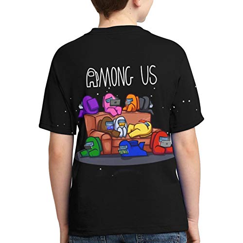 Boy T-Shirt Imposter Game Crewmates You Look Sus Gamer Youth T-Shirts 3D Print