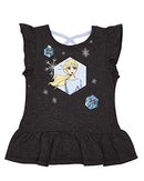 Disney Frozen II Girls Ruffled Top and Leggings Clothing Set
