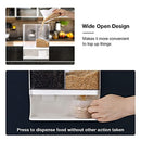 Rice Dispenser Kitchen Organization, Laundry Detergent Dispenser.Wall-Mounted Dry Food Storage Container with Lids, Suitable for Rice, Pet Food, Beans, Laundry Scent Beads（3000ml）