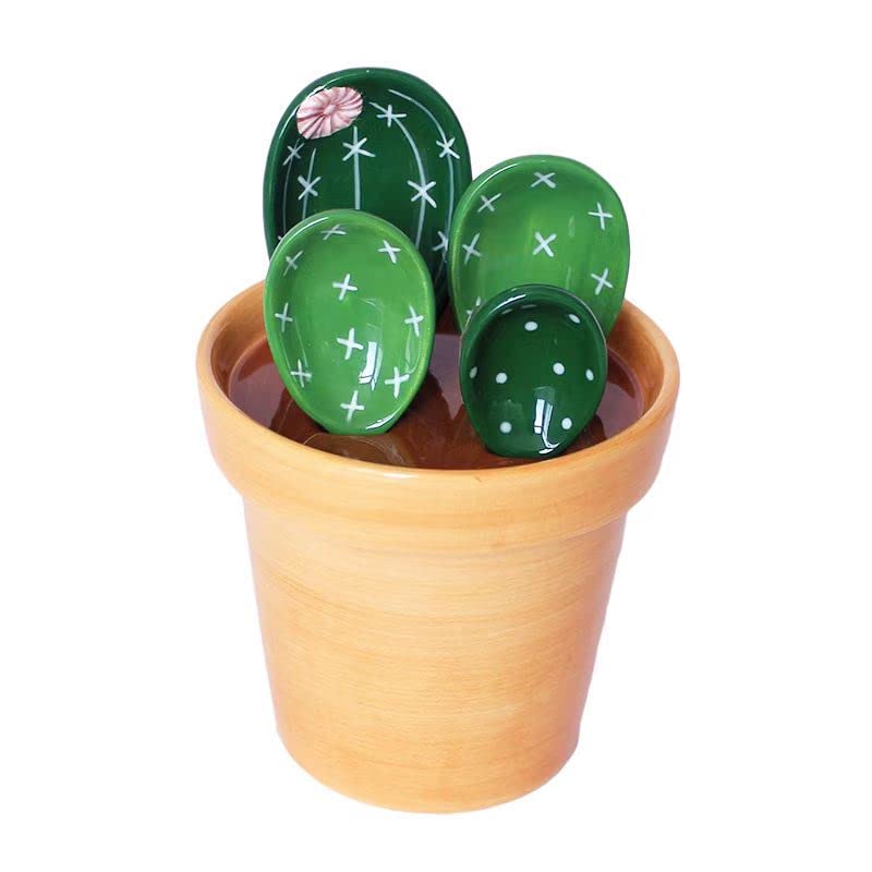 Cactus Ceramic Baking Weighing Spoon-Home Kitchen Ceramic