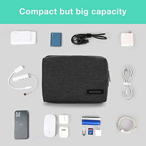 BAGSMART Electronic Organizer Small Travel Cable Organizer Bag for Hard Drives