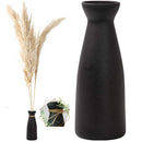 Black Ceramic Vase for Pampas Grass, Modern Boho Home Decor Style