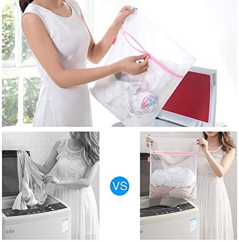 7Pcs Mesh Laundry Bags for Delicates with Premium Zipper, Storage Bag