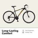 High Timber Youth/Adult Mountain Bike, Steel Frame, 27.5-Inch Wheels, 21-Speed