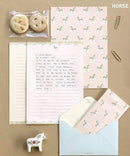 81pcs Stationary Paper and Envelopes Set, Contain 54 stationery paper and 27 envelopes