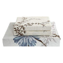 Silhouette Reversible Floral Print 3-Piece 100% Cotton Bedding Set