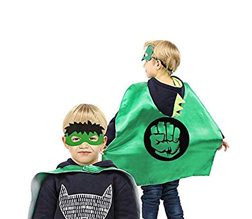 Superhero Capes Set Superhero Double Side Cape and Mask for Kids