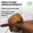 Cute Silicone Molds - 6pk Food Grade + Bonus 5 Recipes Ebook - Non-Stick