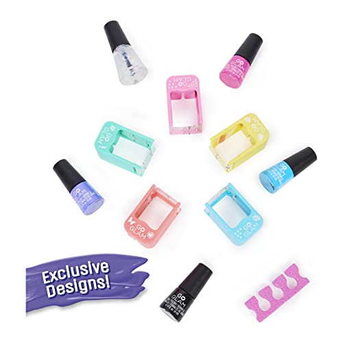 GO Glam Amazon Exclusive U-nique Metallic Nail Salon with Portable Stamper