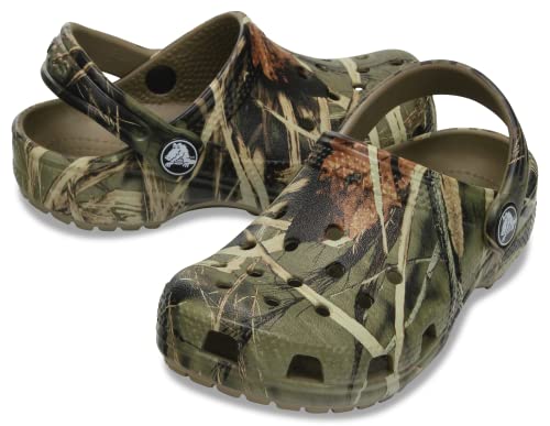 Crocs Kids' Classic Realtree Clog | Camo Shoes , Khaki