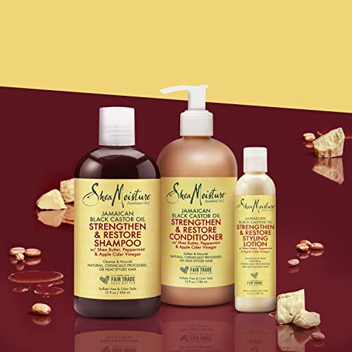 Strengthen and Restore Shampoo, Conditioner and Styling Lotion for Curly Hair