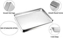 TeamFar Baking Sheet with Rack Set, Stainless Steel Cookie Sheet Baking Pans