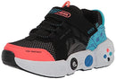 Skechers Kids Boy's GAMETRONIX Sneaker, Black/Multi, 4 Big Kid