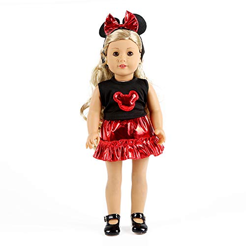 7 Sets 18 inch Doll Clothes Gifts and Accessories, Fit American 18 inch Girls Doll