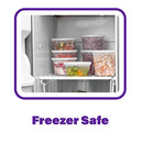 Plastic Deli Food Storage Containers with Airtight Lids [12 oz. - 48 Sets]