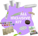 Paint & Plant Stoneware Flower Gardening Kit - Gifts for Girls & Boys
