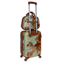 World Traveler Europe 2-Piece Carry-On Spinner Luggage Set