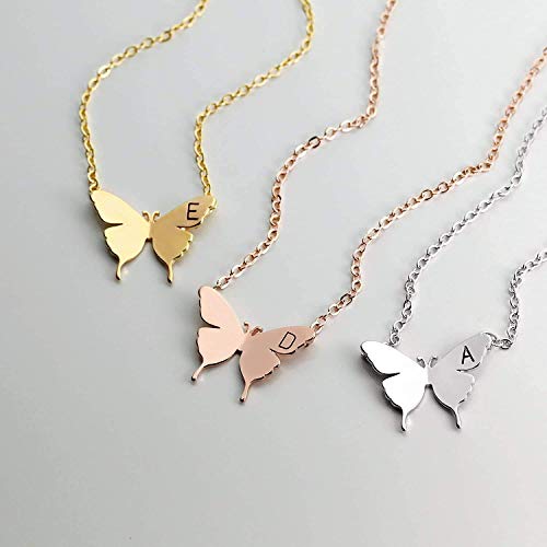 Personalized Butterfly Choker Necklace Layering Necklace Inspiration Jewelry Gift