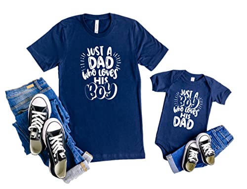 Daddy and son matching shirts Father's Day outfit for son and dad